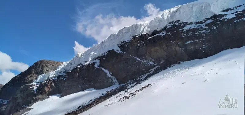 Majestic snowy Andean peaks