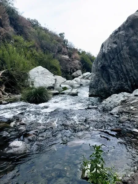 The course of a river in the surroundings of Arequipa
