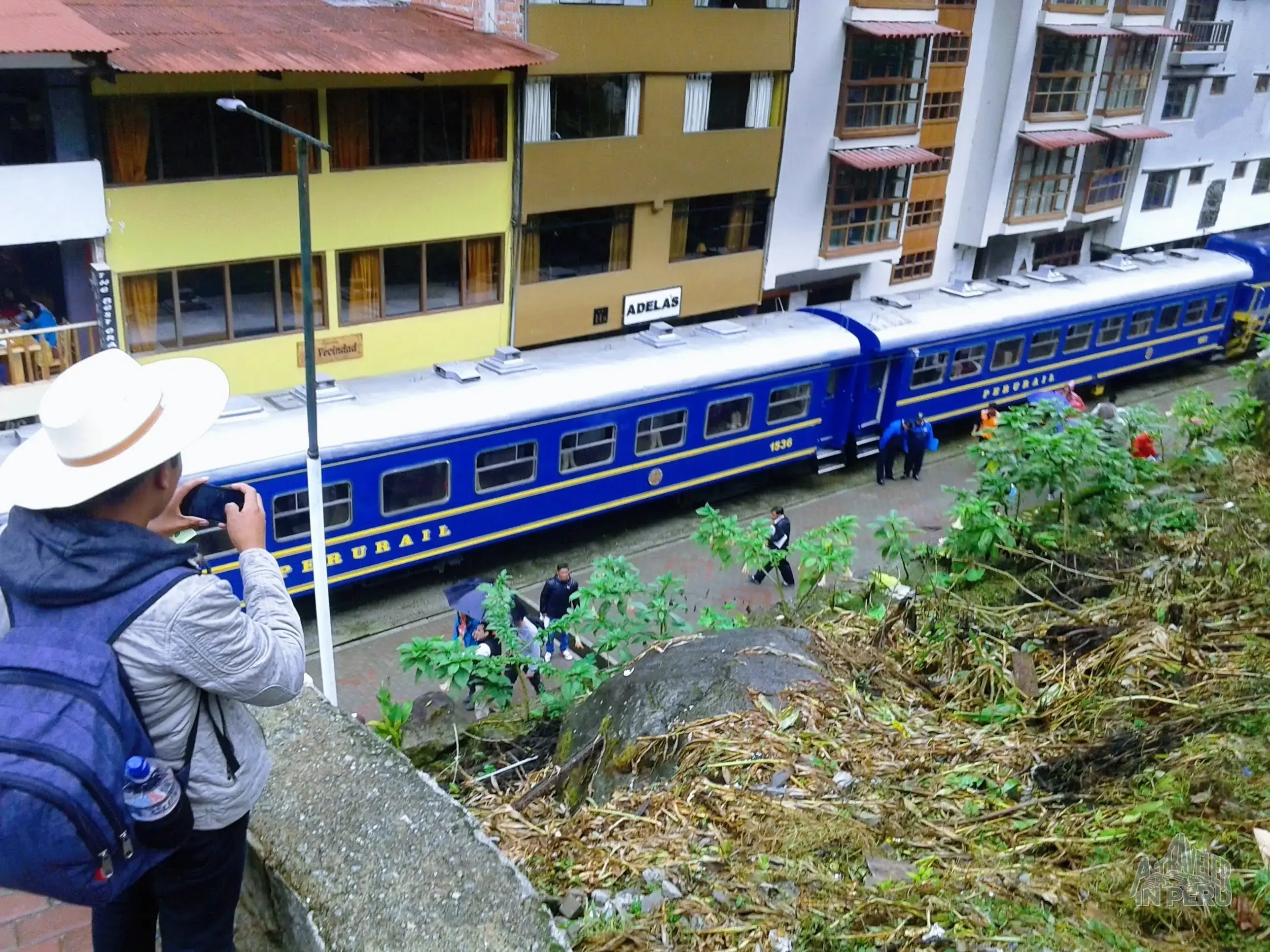 PeruRail train to Aguas Calientes