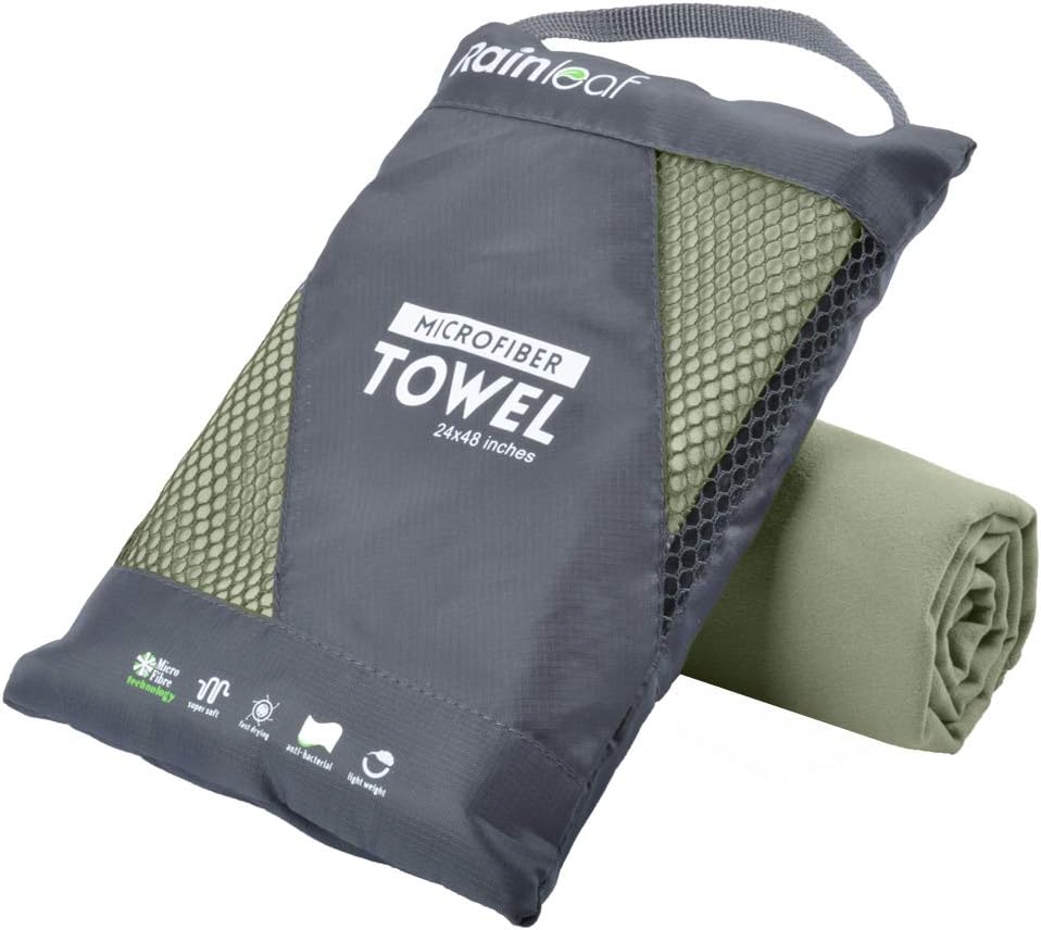 Microfiber towel: Fast-drying and ultra-compact, perfect for light travelers.